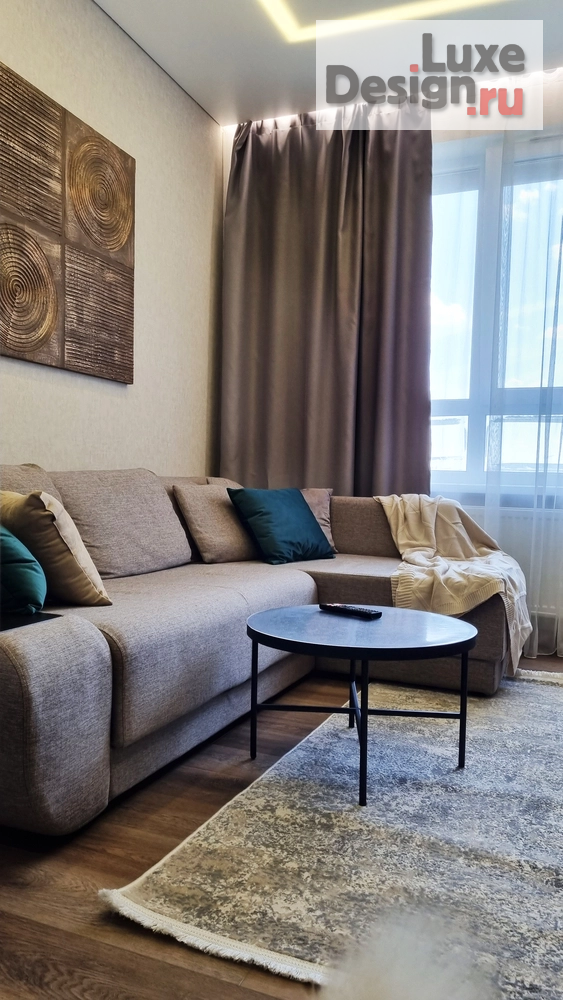 Дизайн интерьера двухкомнатной квартиры "Дизайн интерьера трехкомнатной квартиры "Интерьер квартиры 72 кв.м"" (фото 11)