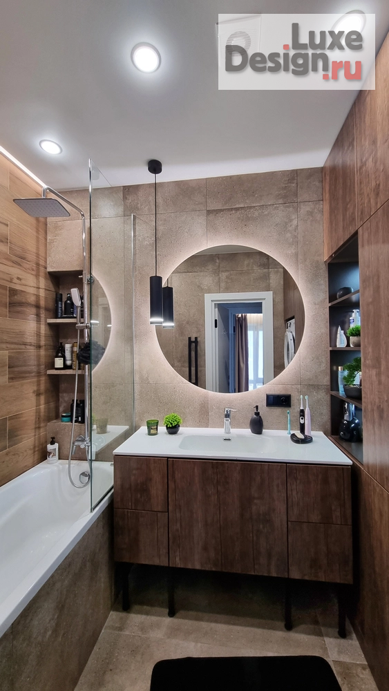 Дизайн интерьера двухкомнатной квартиры "Дизайн интерьера трехкомнатной квартиры "Интерьер квартиры 72 кв.м"" (фото 15)