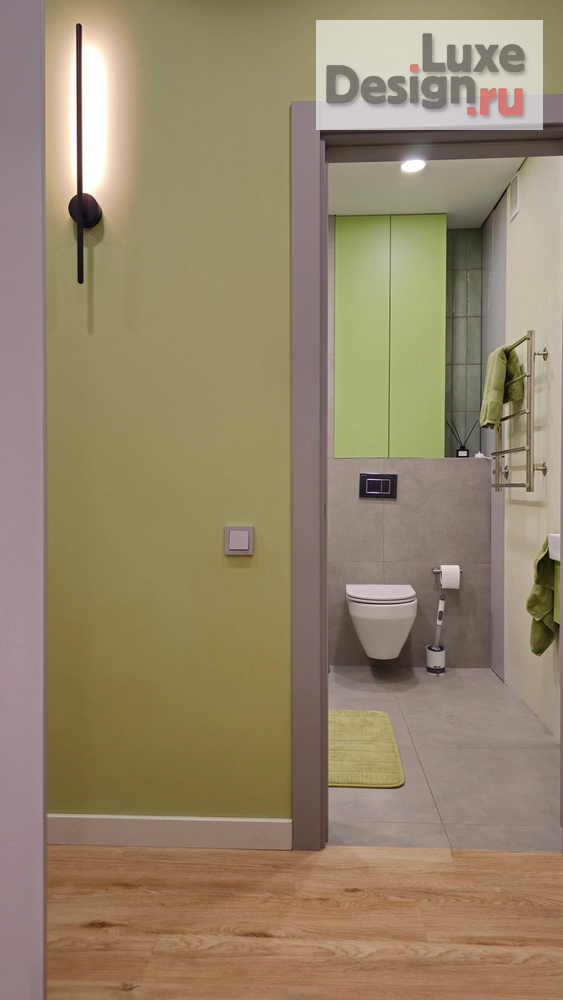 Дизайн интерьера двухкомнатной квартиры "Квартира с цветными акцентами 68,5кв.м " (фото 22)