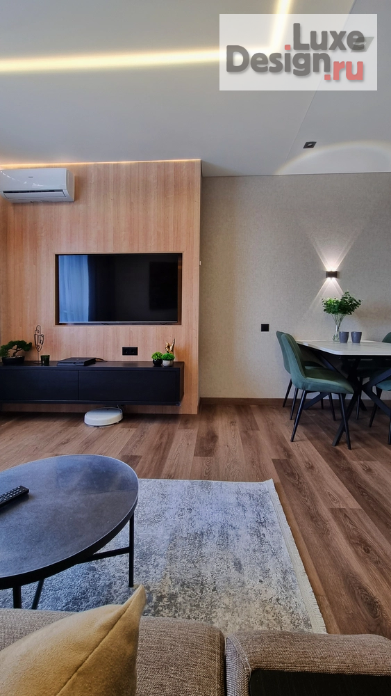 Дизайн интерьера двухкомнатной квартиры "Дизайн интерьера трехкомнатной квартиры "Интерьер квартиры 72 кв.м"" (фото 10)