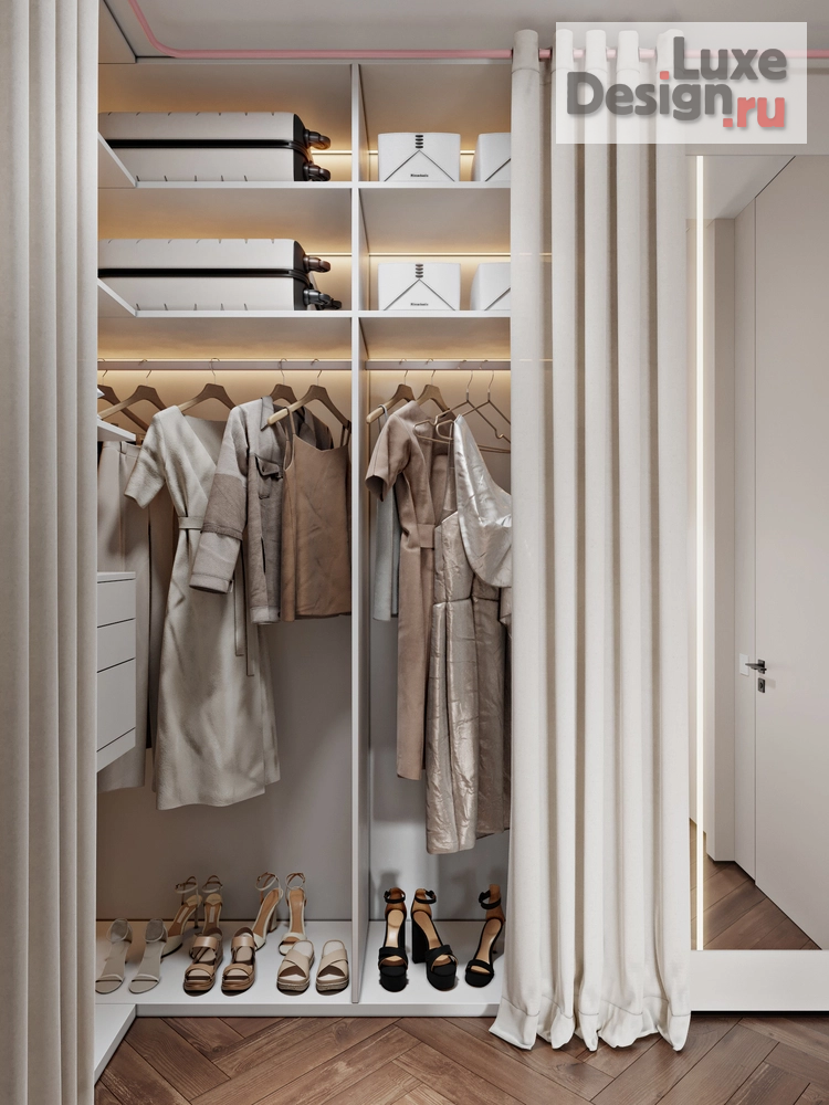 Дизайн интерьера квартиры " ⁠AMOREAMUR - жк Сердце столицы" (фото 20)