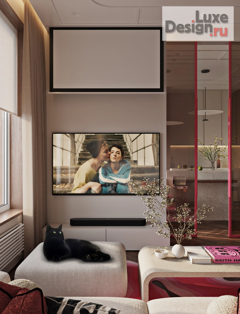 Дизайн интерьера квартиры " ⁠AMOREAMUR - жк Сердце столицы" (фото 12)