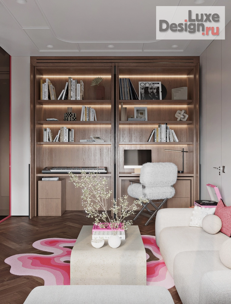 Дизайн интерьера квартиры " ⁠AMOREAMUR - жк Сердце столицы" (фото 13)