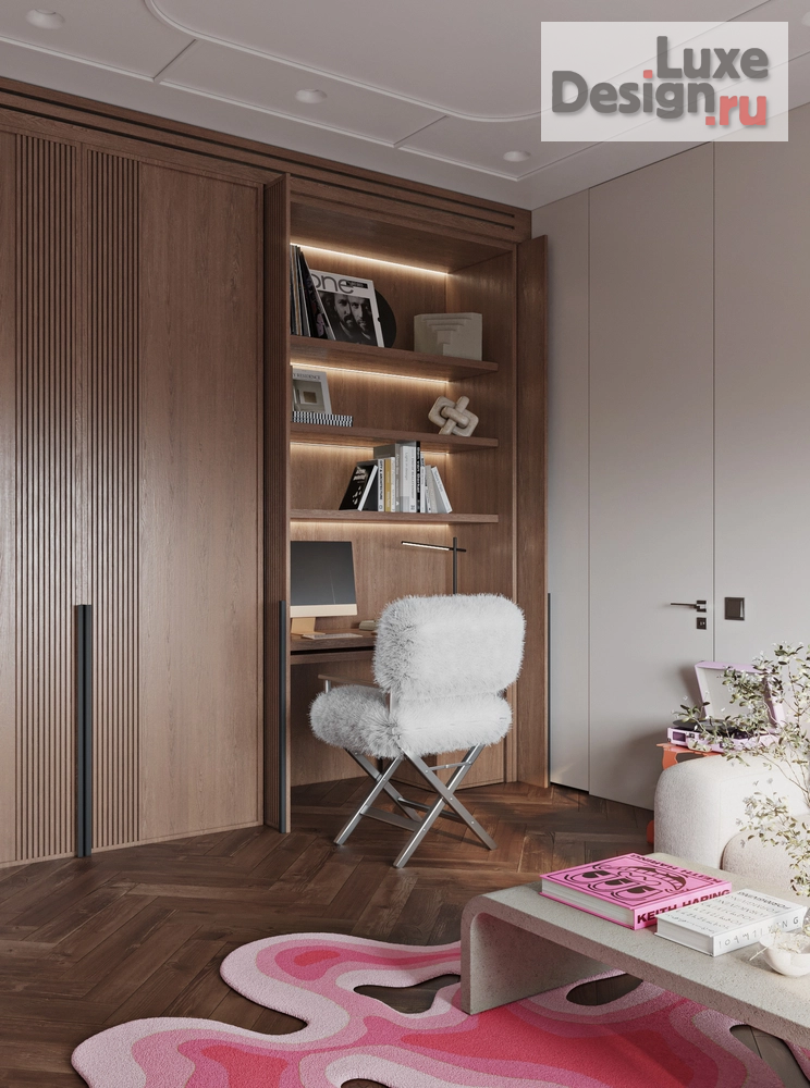 Дизайн интерьера квартиры " ⁠AMOREAMUR - жк Сердце столицы" (фото 14)