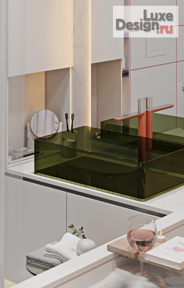 Дизайн интерьера квартиры " ⁠AMOREAMUR - жк Сердце столицы" (фото 22)