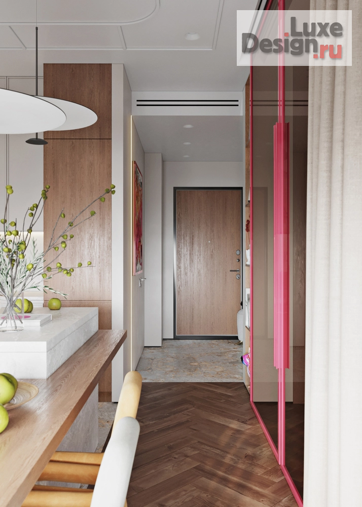 Дизайн интерьера квартиры " ⁠AMOREAMUR - жк Сердце столицы" (фото 6)