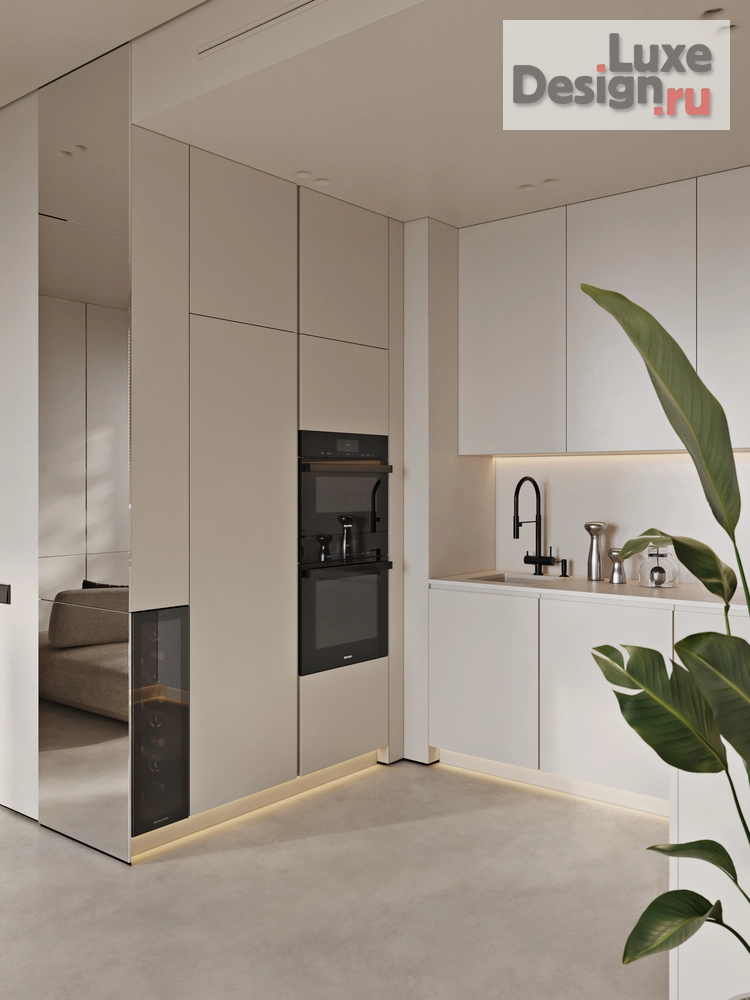 Дизайн интерьера однокомнатной квартиры "ЖК SLAVA" (фото 7)