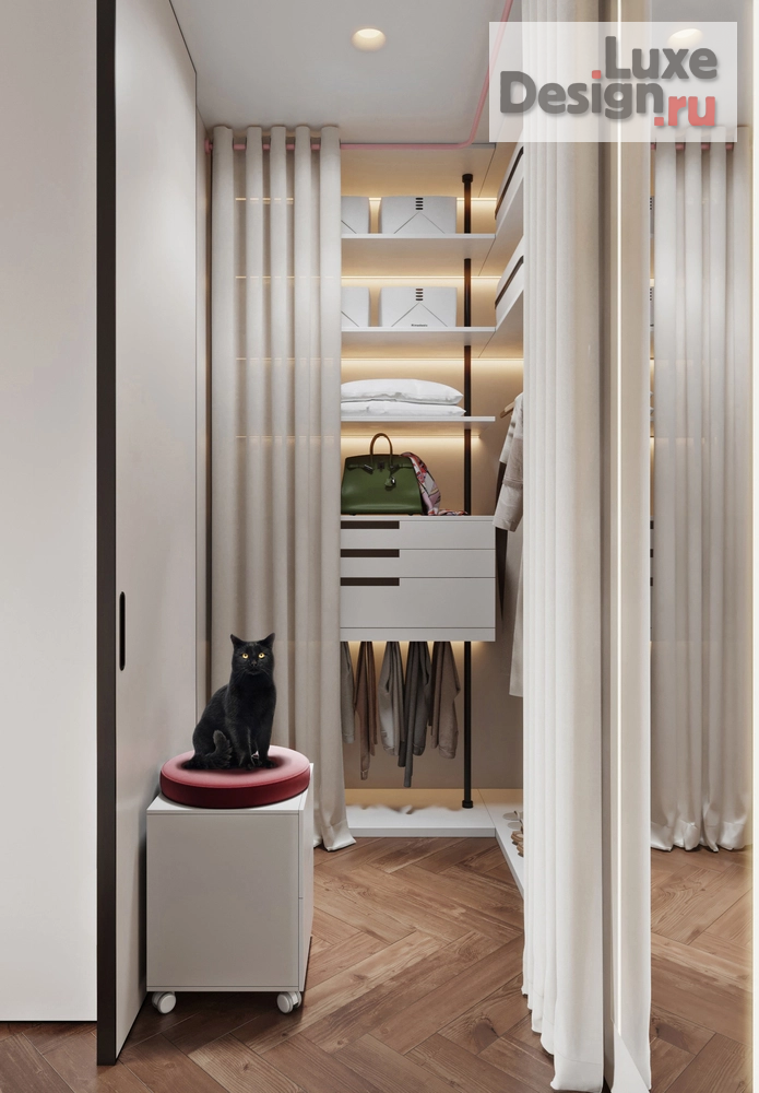 Дизайн интерьера квартиры " ⁠AMOREAMUR - жк Сердце столицы" (фото 19)