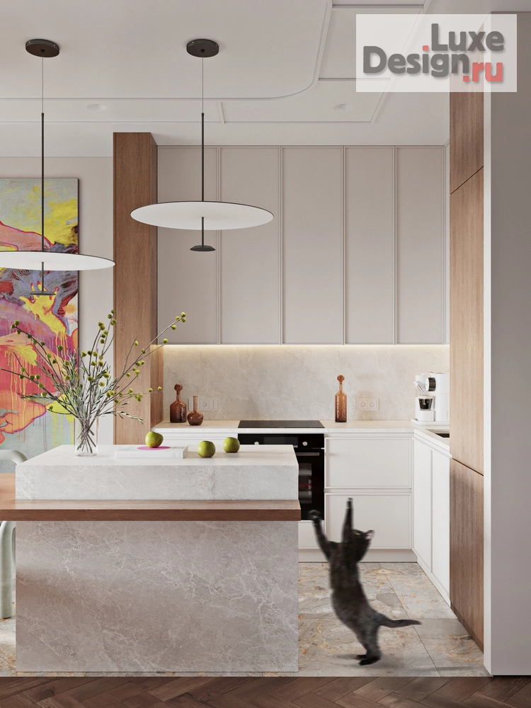 Дизайн интерьера квартиры " ⁠AMOREAMUR - жк Сердце столицы" (фото 8)