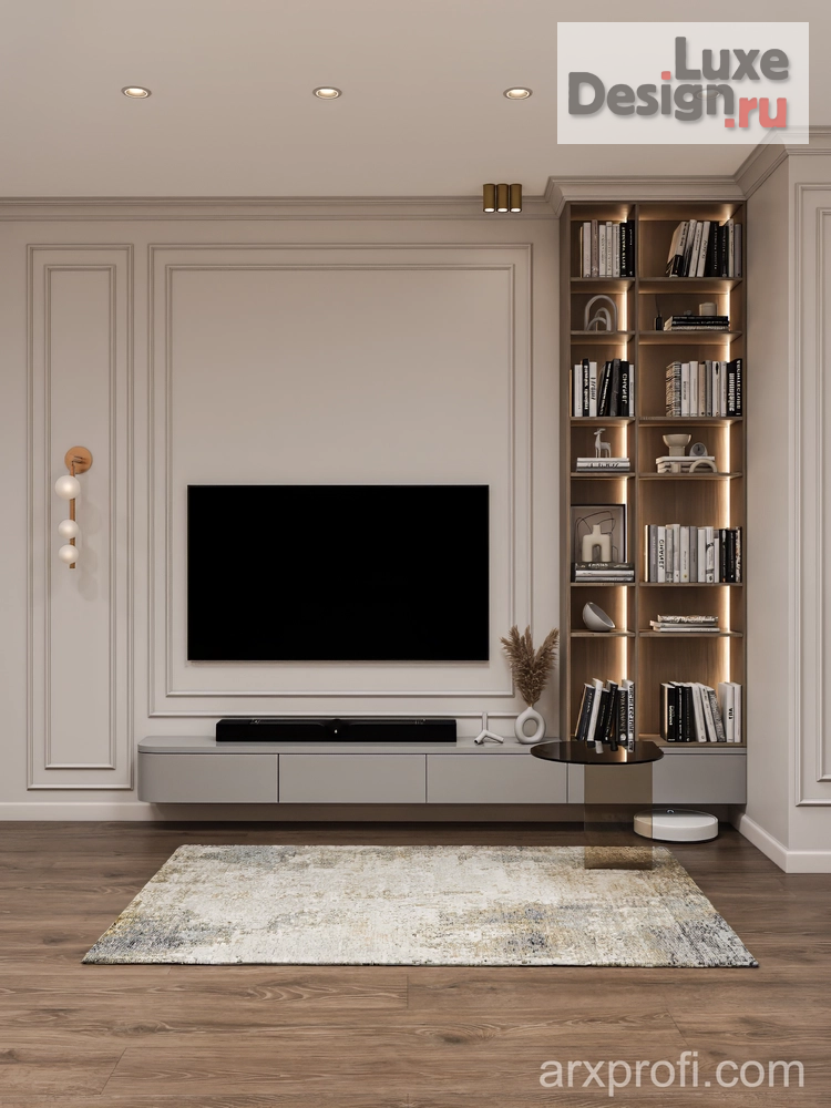 Дизайн интерьера квартиры "Проект интерьера квартиры 95 м2 в ЖК Riverside" (фото 4)