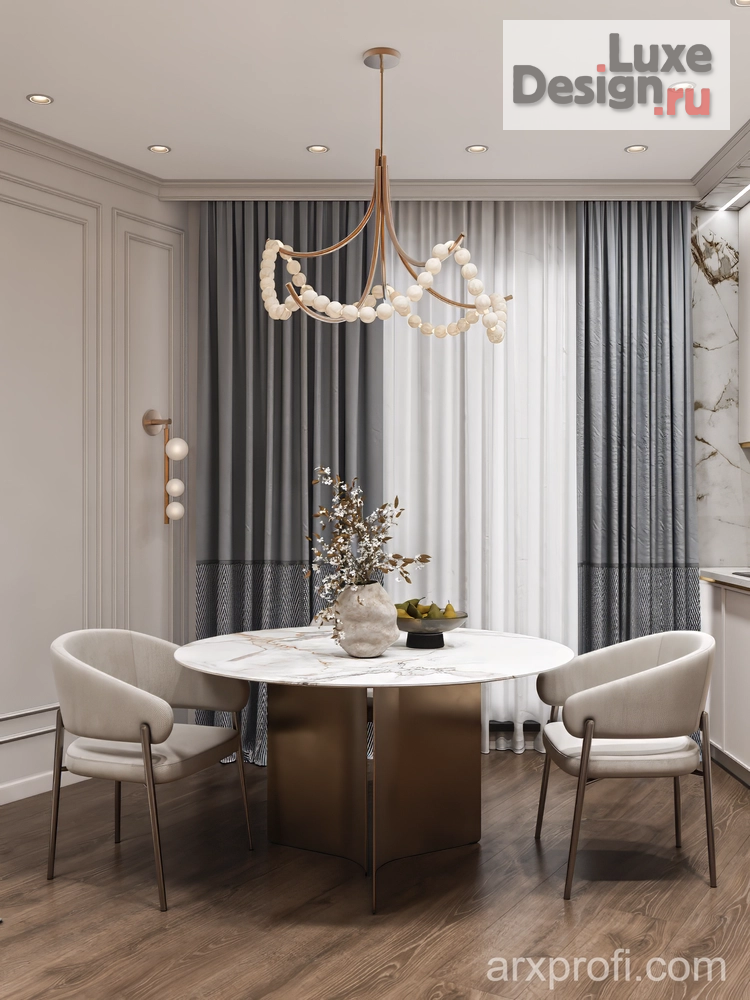 Дизайн интерьера квартиры "Проект интерьера квартиры 95 м2 в ЖК Riverside" (фото 6)