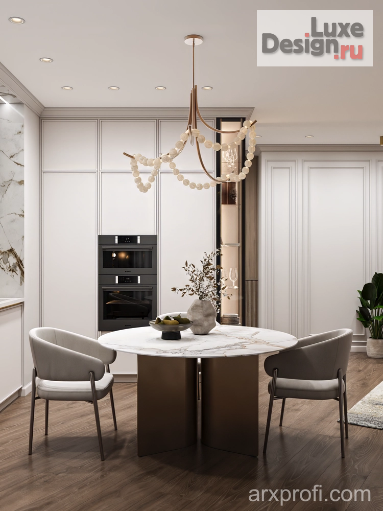 Дизайн интерьера квартиры "Проект интерьера квартиры 95 м2 в ЖК Riverside" (фото 7)