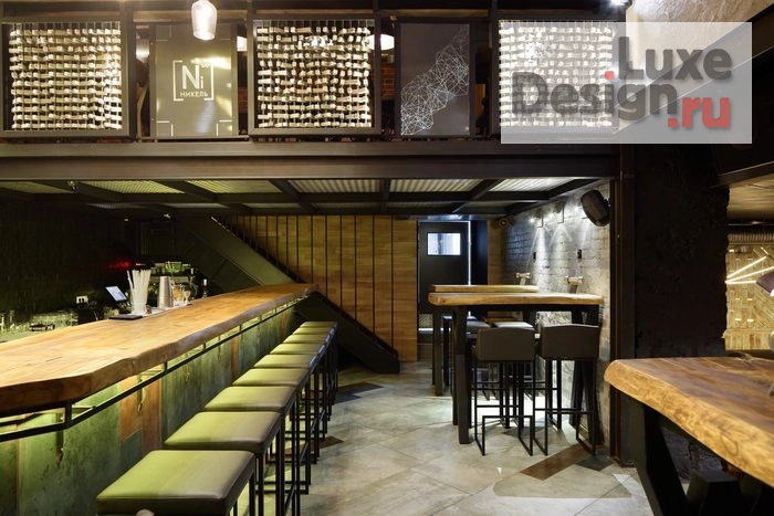Дизайн интерьера кафе "Бар Никель на Пушечной  улице " (фото 11)