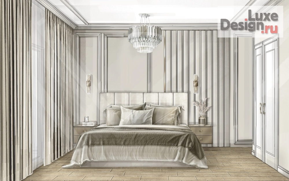 Дизайн интерьера квартиры "Квартира в стиле нео-классика" (фото 9)