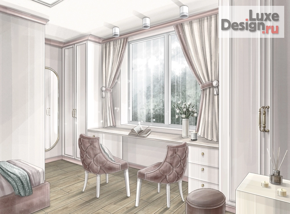 Дизайн интерьера квартиры "Квартира в стиле нео-классика" (фото 4)