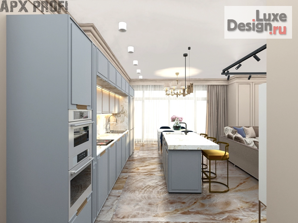 Дизайн интерьера частного дома "Дом в Москве" (фото 7)