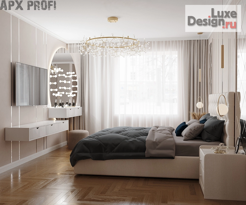 Дизайн интерьера квартиры "Квартира в стиле нео-классика" (фото 3)