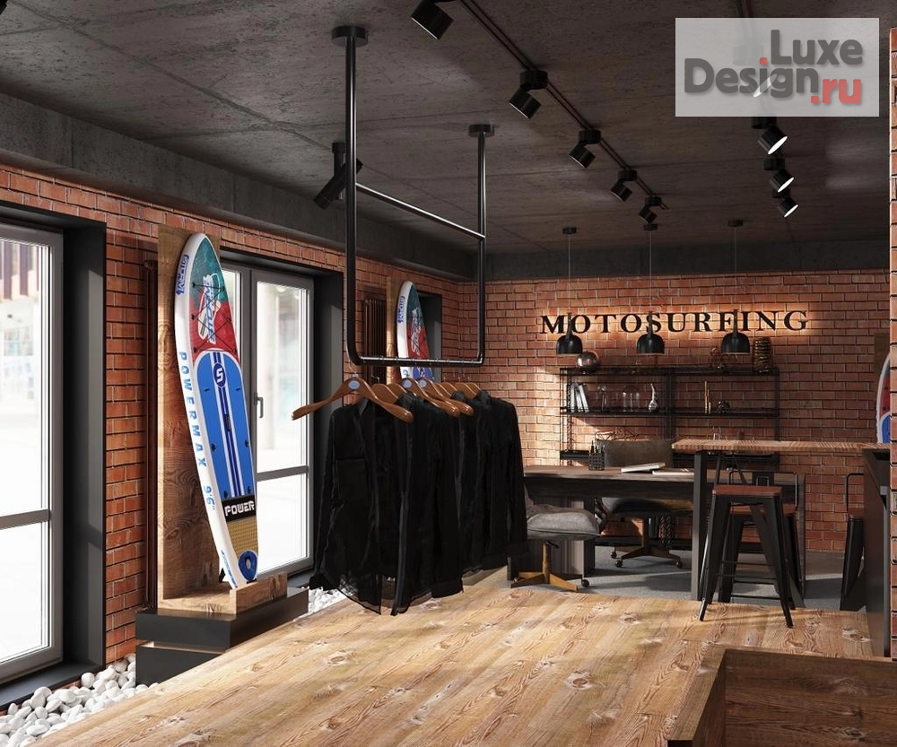 Дизайн интерьера шоу-рума "Салон мото-серфинга" (фото 37)