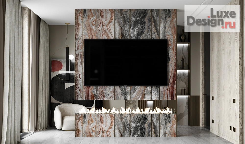 Дизайн интерьера трехкомнатной квартиры "ДИЗАЙН ИНТЕРЬЕРА КВАРТИРЫ В ЖК ФИЛИ СИТИ" (фото 8)