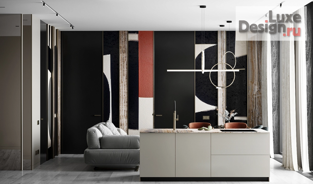 Дизайн интерьера трехкомнатной квартиры "ДИЗАЙН ИНТЕРЬЕРА КВАРТИРЫ В ЖК ФИЛИ СИТИ" (фото 3)