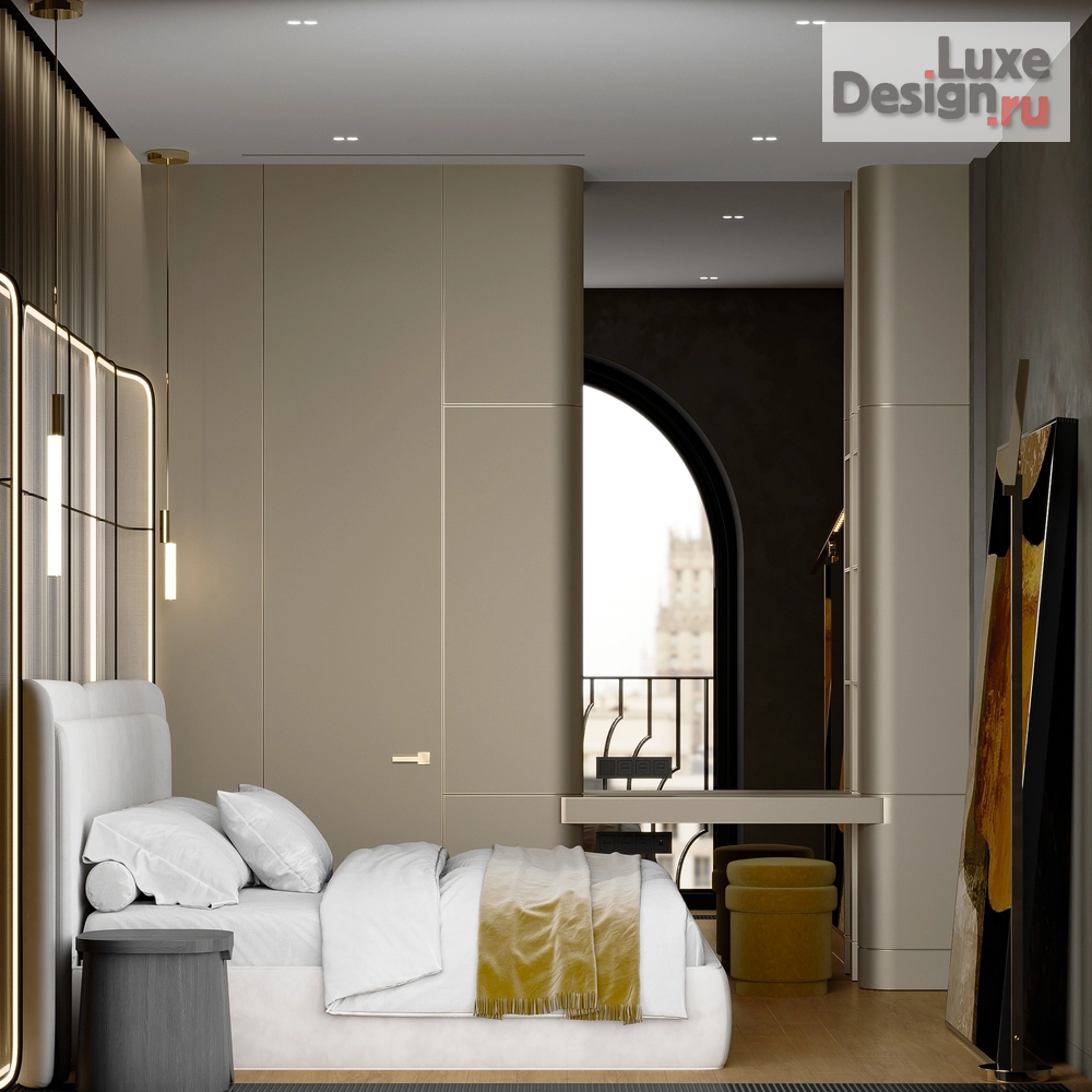 Дизайн интерьера двухкомнатной квартиры "ДИЗАЙН ИНТЕРЬЕРА 2-КОМНАТНЫХ АПАРТАМЕНТОВ В ЖК DORO MILLE" (фото 11)