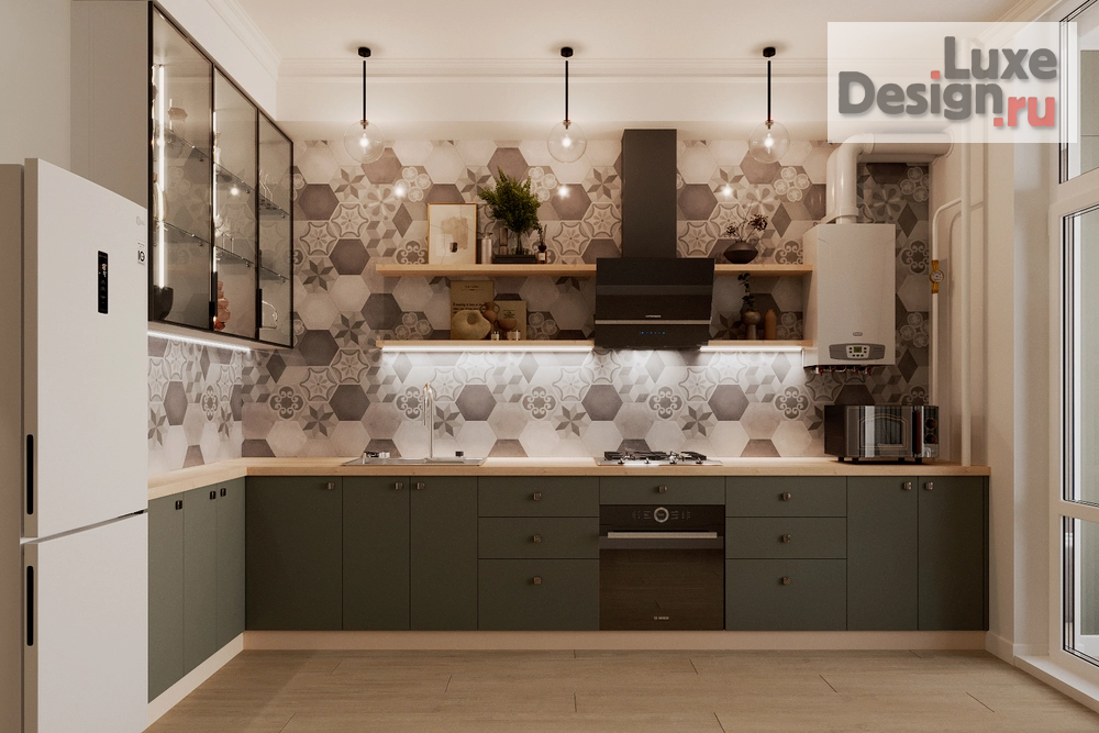 Дизайн интерьера однокомнатной квартиры "дизайн интерьера квартиры в современном стиле" (фото 1)