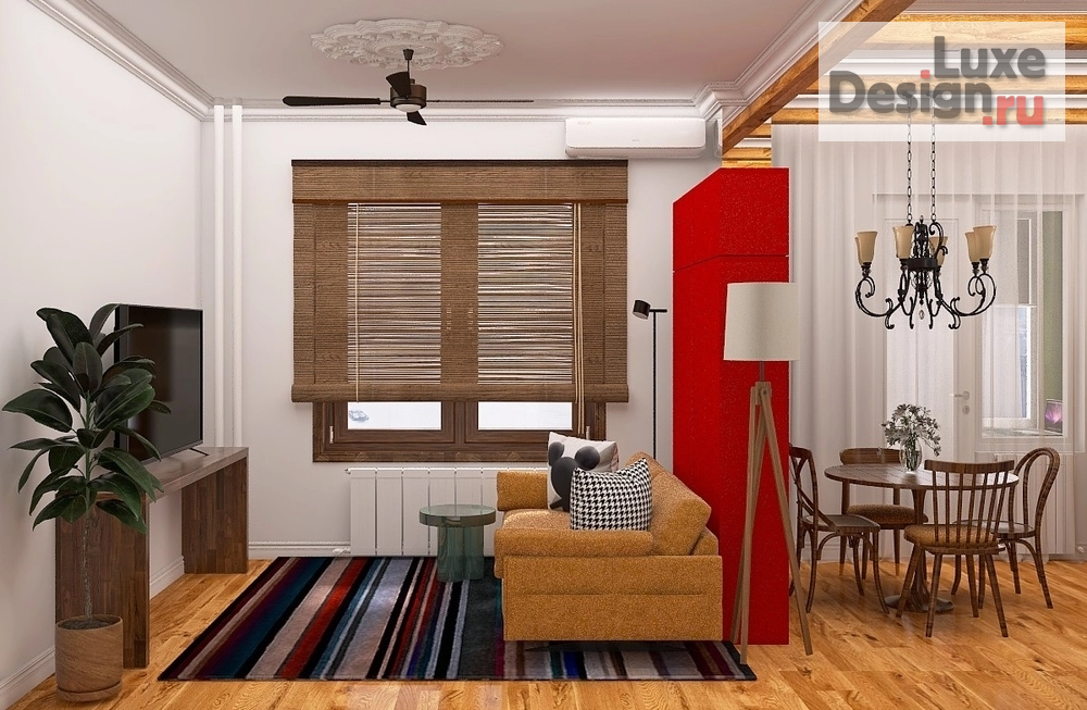 Дизайн интерьера двухкомнатной квартиры "Дизайн двухкомнатной квартиры" (фото 1)
