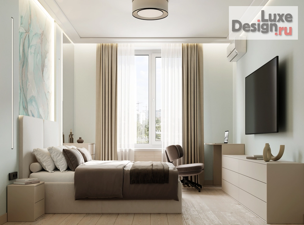 Дизайн интерьера двухкомнатной квартиры "Тушино Город на реке" (фото 7)