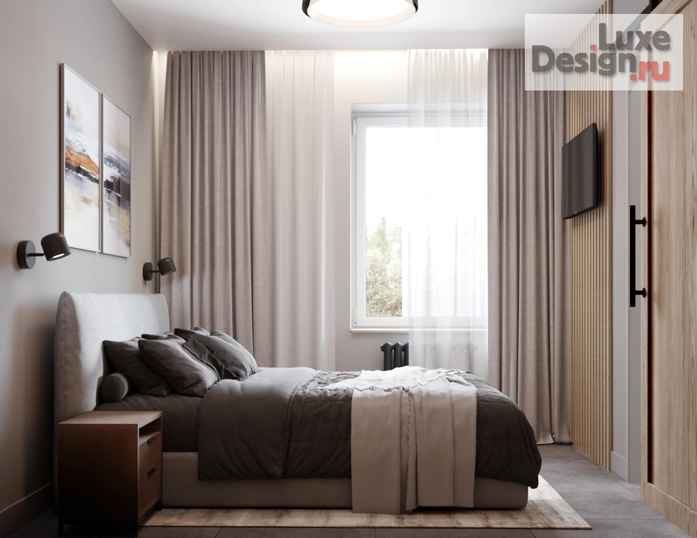 Дизайн интерьера двухкомнатной квартиры "Квартира для студента" (фото 13)