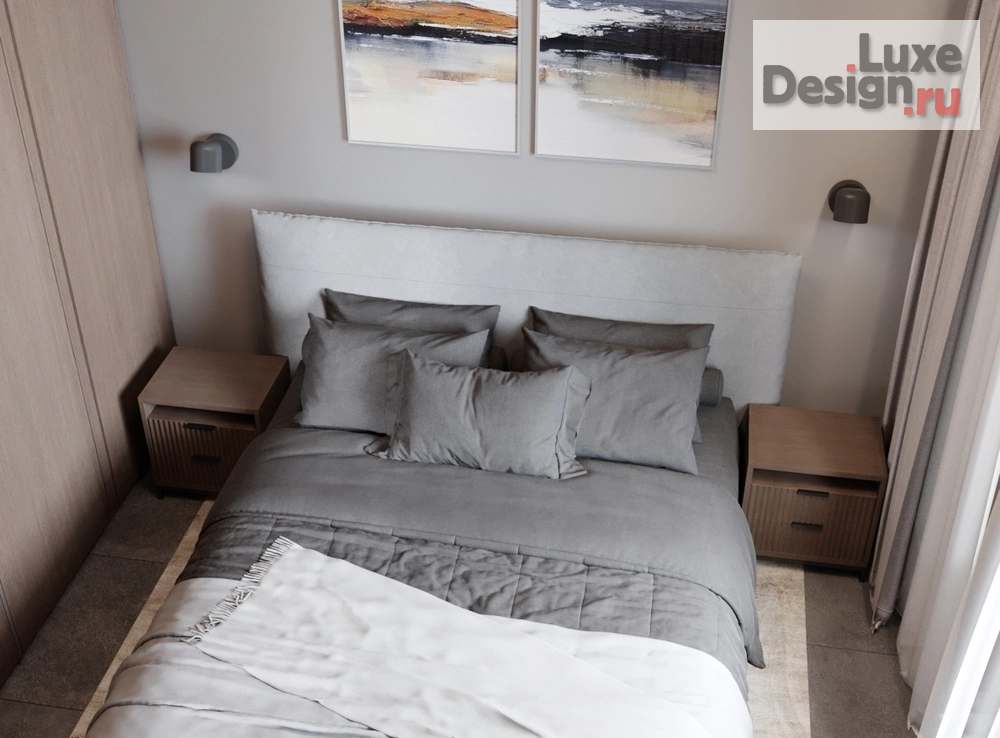 Дизайн интерьера двухкомнатной квартиры "Квартира для студента" (фото 14)