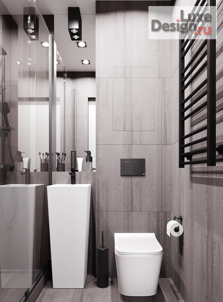 Дизайн интерьера двухкомнатной квартиры "Квартира для студента" (фото 15)