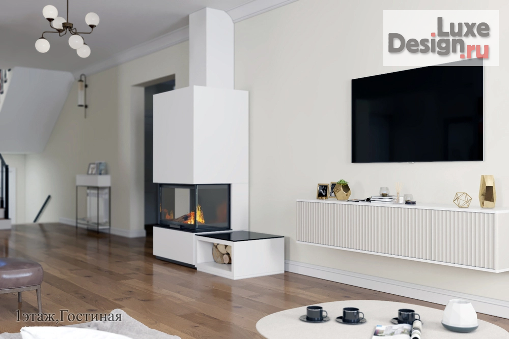 Дизайн интерьера частного дома "Крекшино" (фото 2)