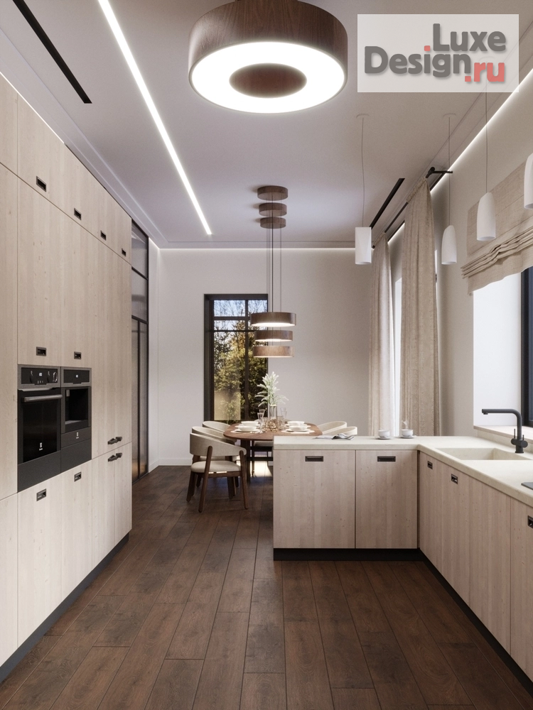 Дизайн интерьера загородного дома "Родники" (фото 8)