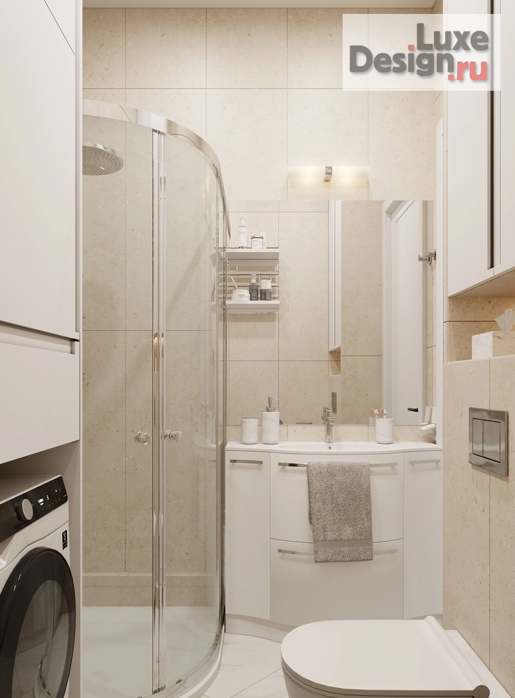 Дизайн интерьера двухкомнатной квартиры "Тушино Город на реке" (фото 13)