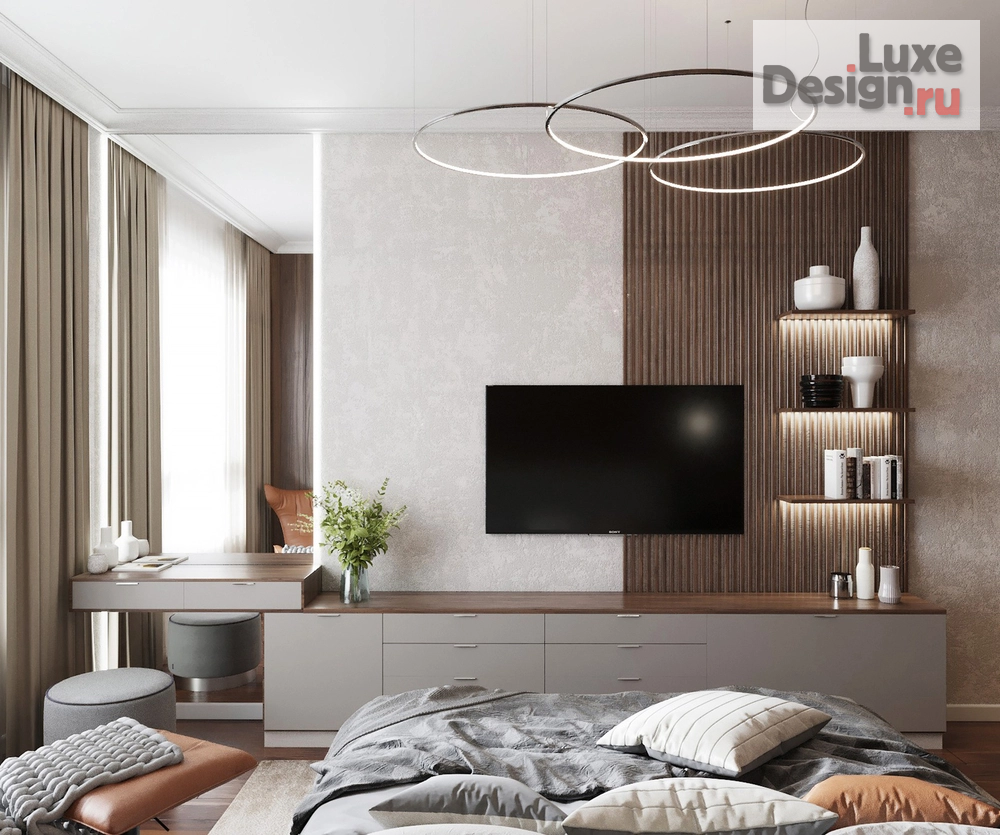 Дизайн интерьера трехкомнатной квартиры "квартира "авокадо" 85 кв. м " (фото 7)