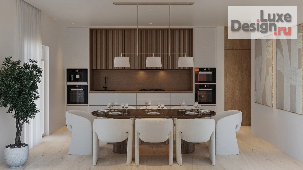 Дизайн интерьера трехкомнатной квартиры "Нео- неоклассика" (фото 7)