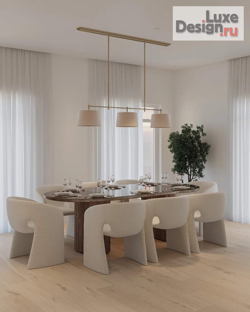 Дизайн интерьера трехкомнатной квартиры "Нео- неоклассика" (фото 6)