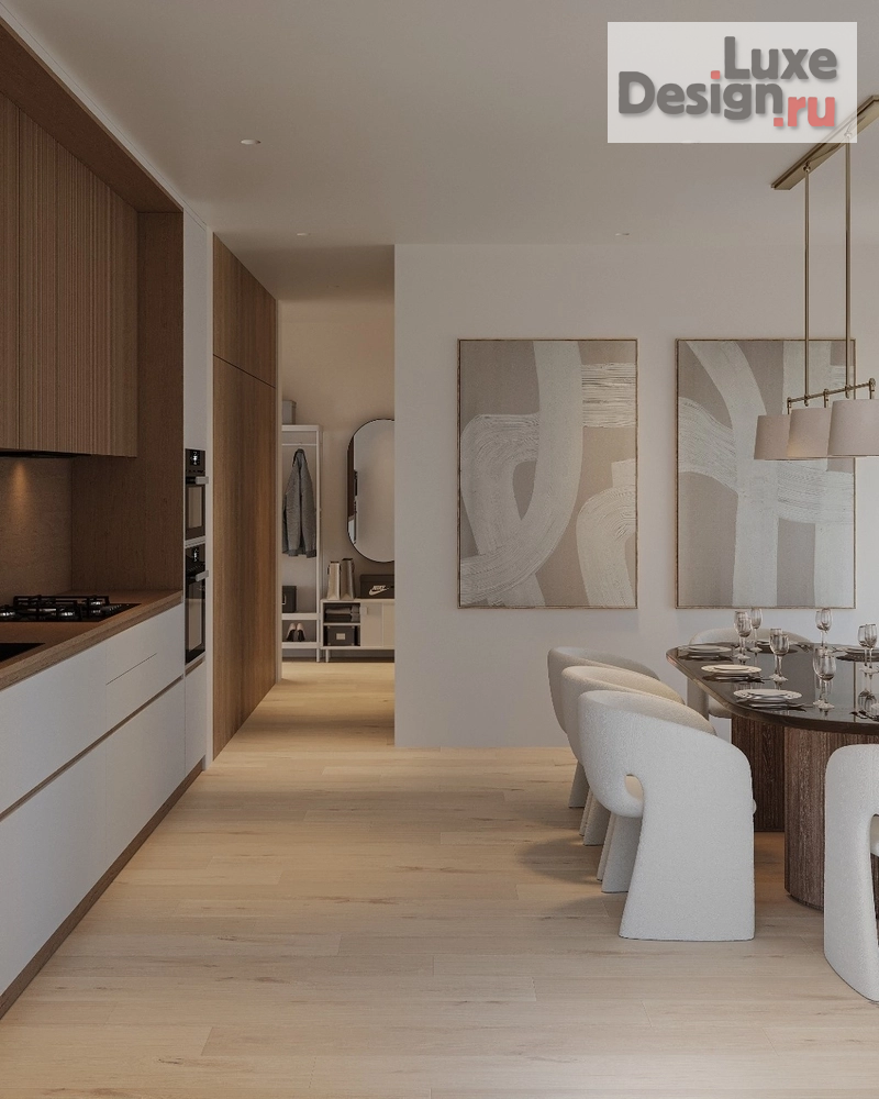 Дизайн интерьера трехкомнатной квартиры "Нео- неоклассика" (фото 8)