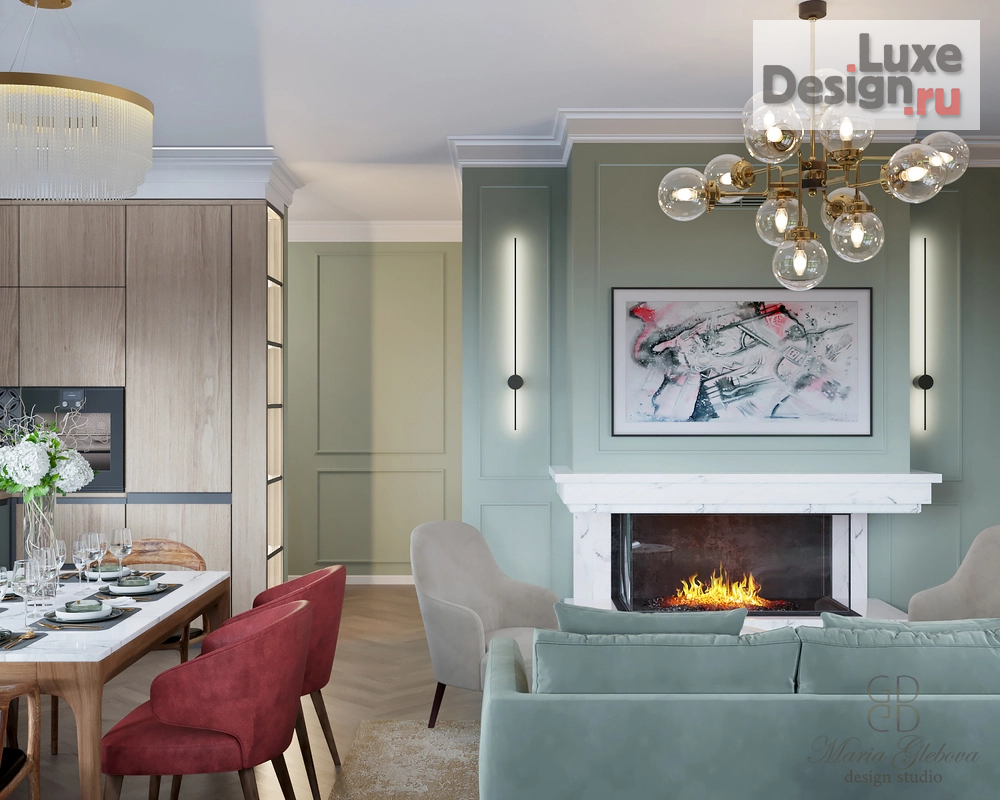 Дизайн интерьера коттеджа "КП Селиваново" (фото 4)