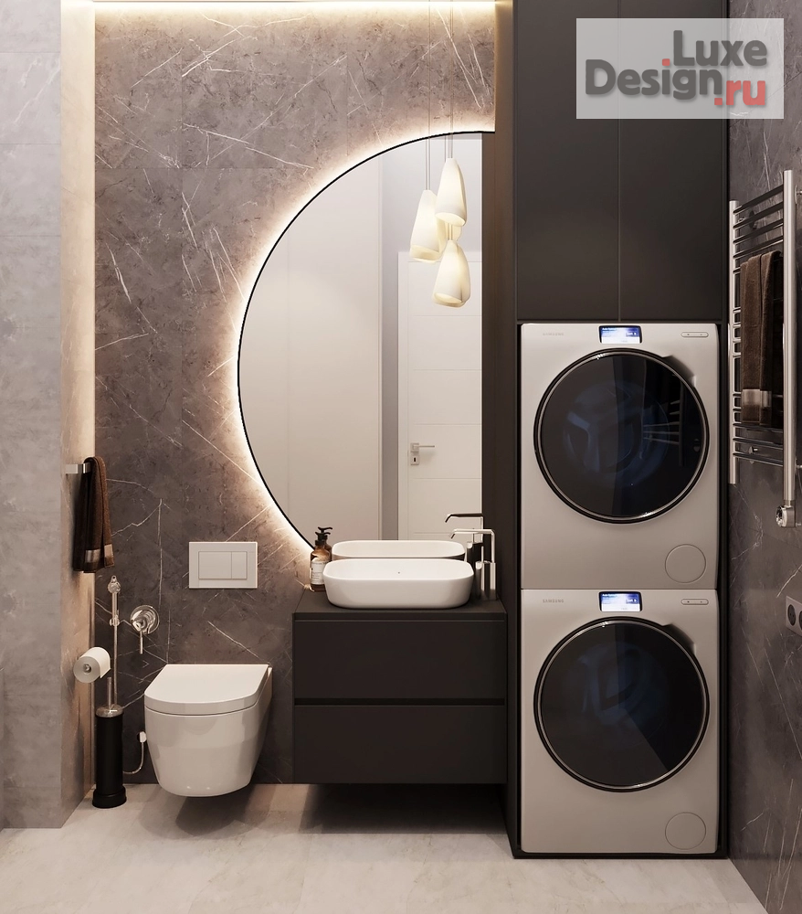 Дизайн интерьера двухкомнатной квартиры "ЖК Aquatoria" (фото 19)