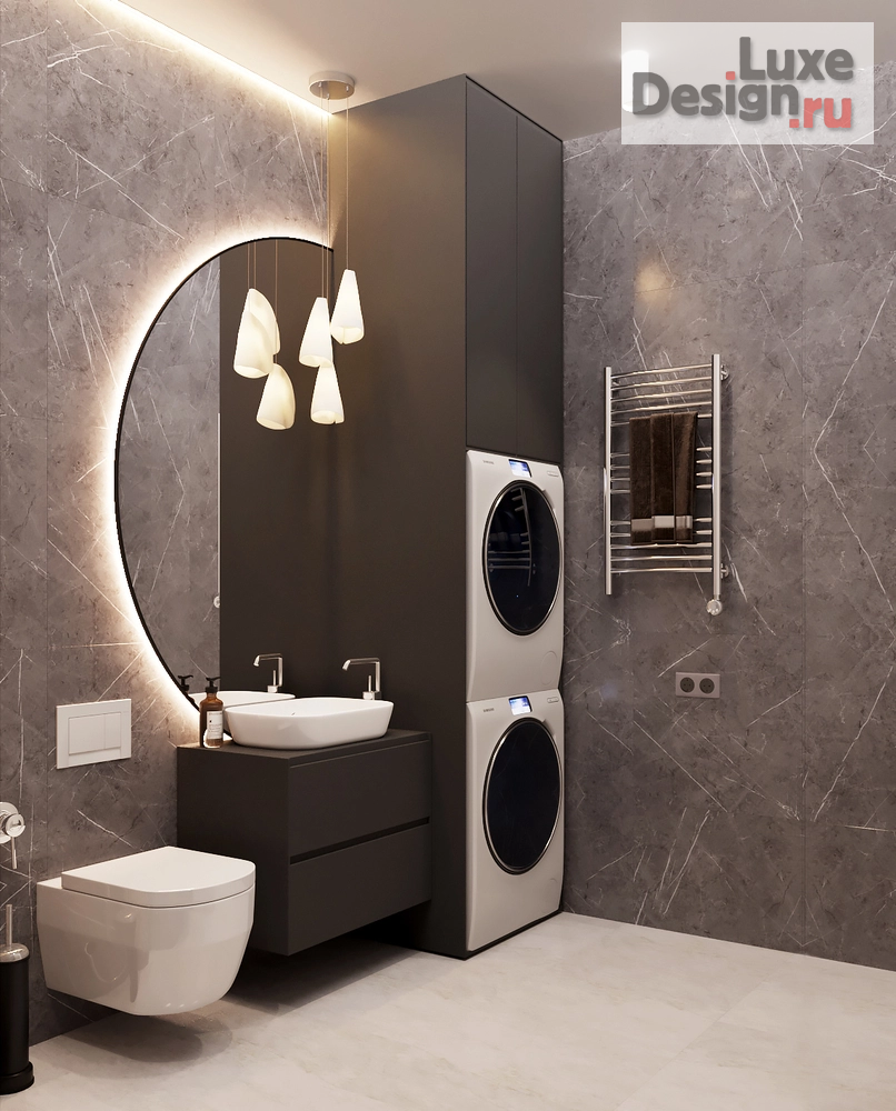 Дизайн интерьера двухкомнатной квартиры "ЖК Aquatoria" (фото 20)