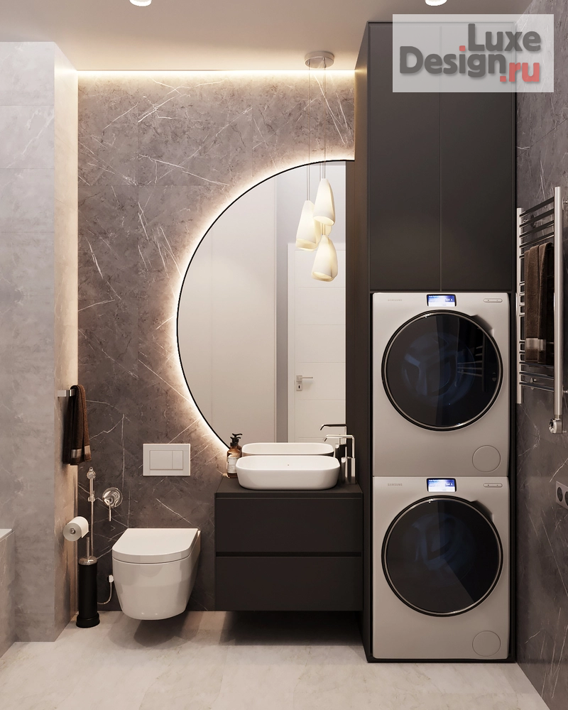 Дизайн интерьера двухкомнатной квартиры "ЖК Aquatoria" (фото 22)