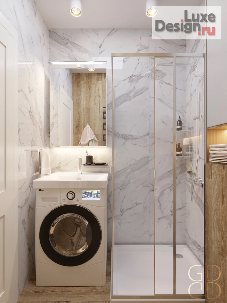 Дизайн интерьера трехкомнатной квартиры "Квартира на Писцовой" (фото 11)