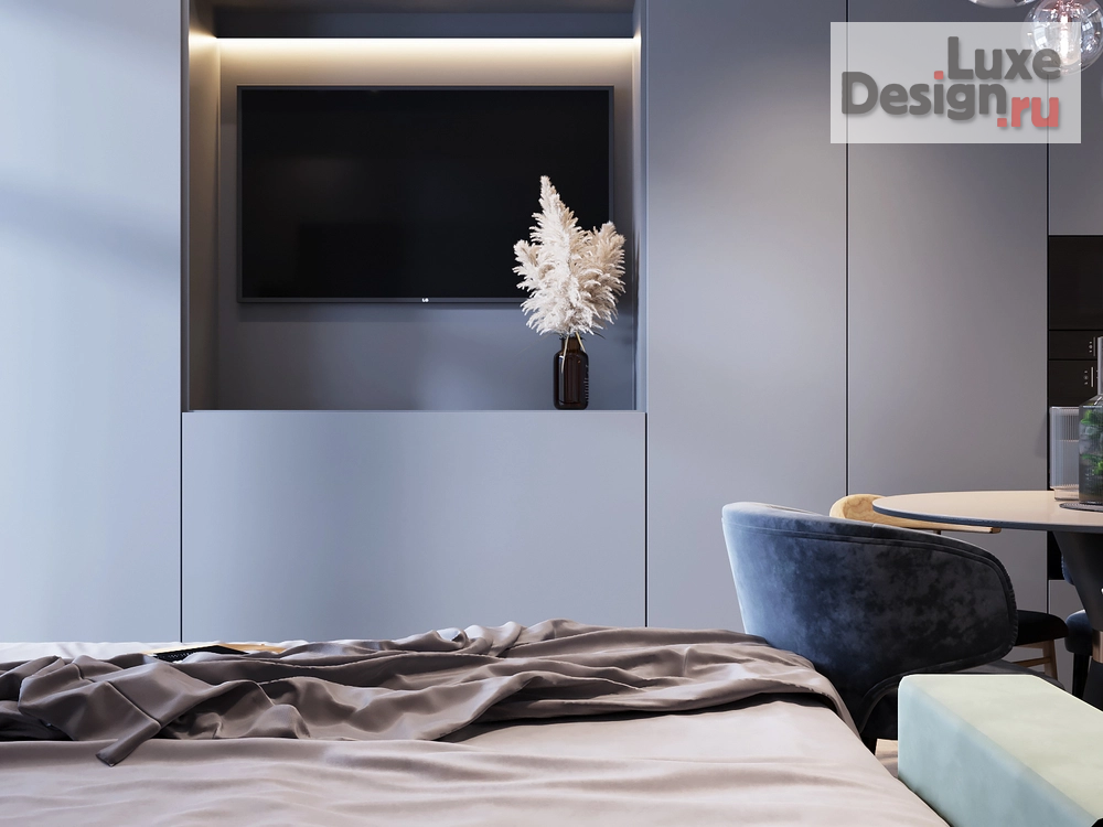 Дизайн интерьера двухкомнатной квартиры "ЖК Aquatoria" (фото 8)