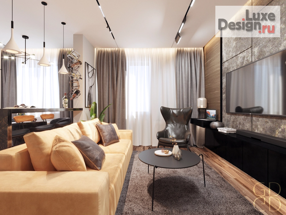 Дизайн интерьера трехкомнатной квартиры "ЖК Томилино-Парк" (фото 8)