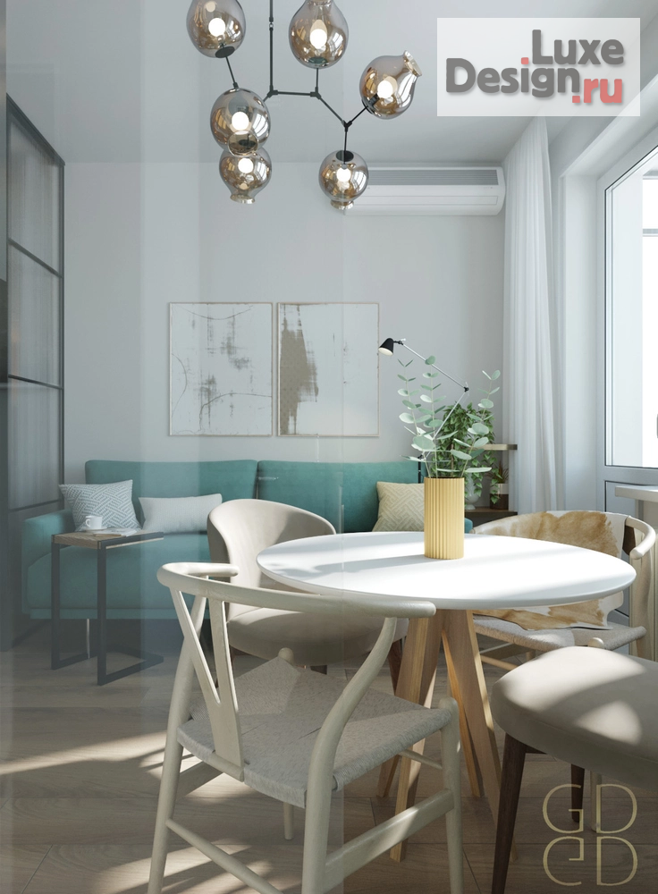 Дизайн интерьера трехкомнатной квартиры "Квартира на Писцовой" (фото 4)