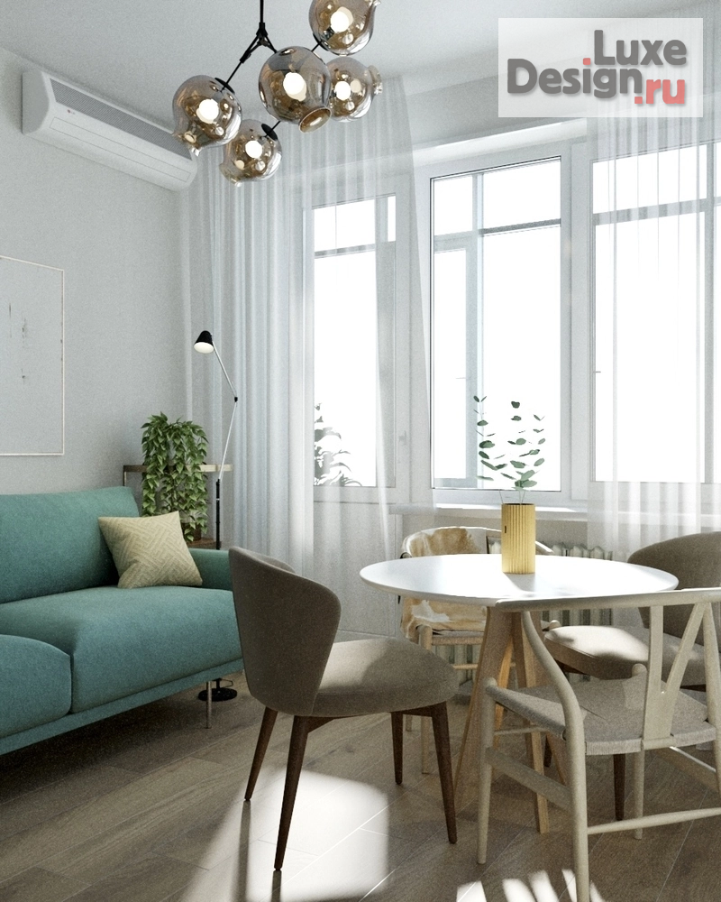 Дизайн интерьера трехкомнатной квартиры "Квартира на Писцовой" (фото 6)