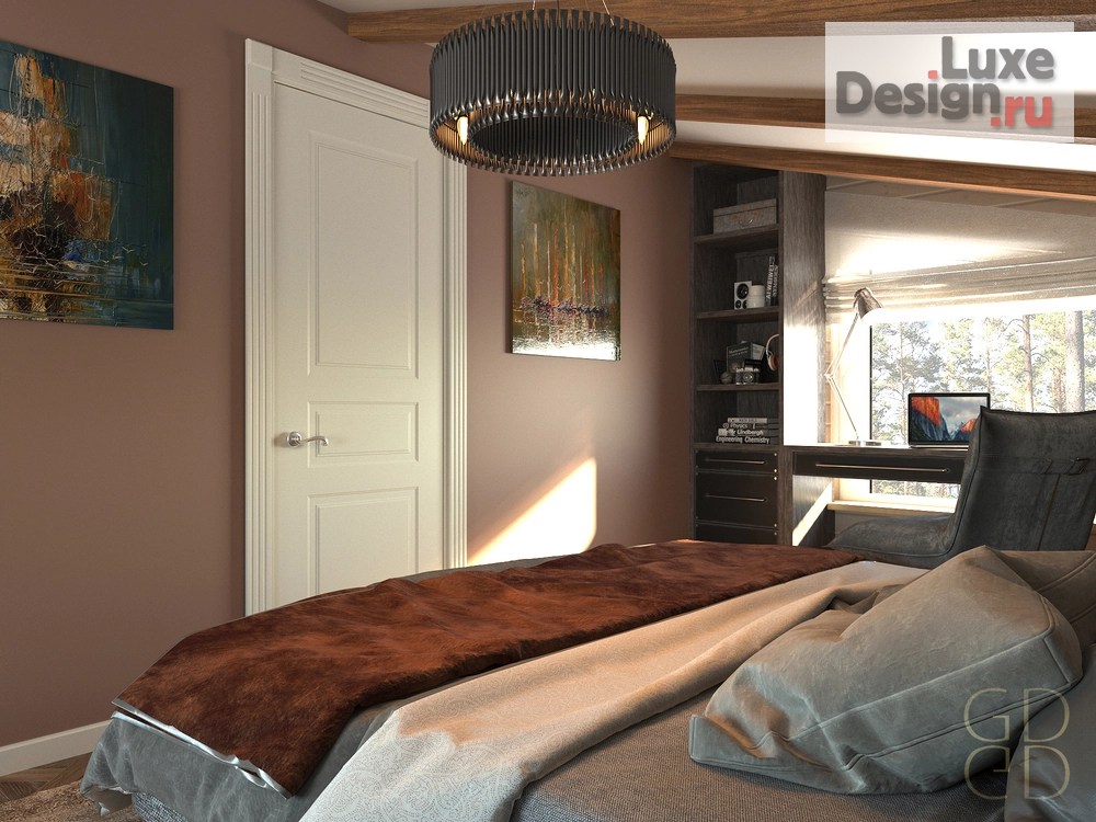 Дизайн интерьера коттеджа "Пушкино" (фото 14)