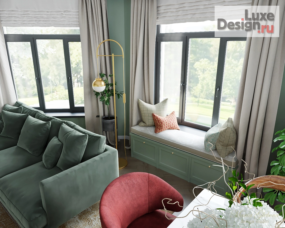 Дизайн интерьера коттеджа "КП Селиваново" (фото 7)