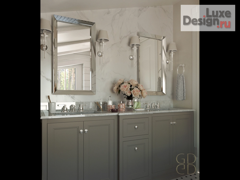 Дизайн интерьера коттеджа "Пушкино" (фото 20)